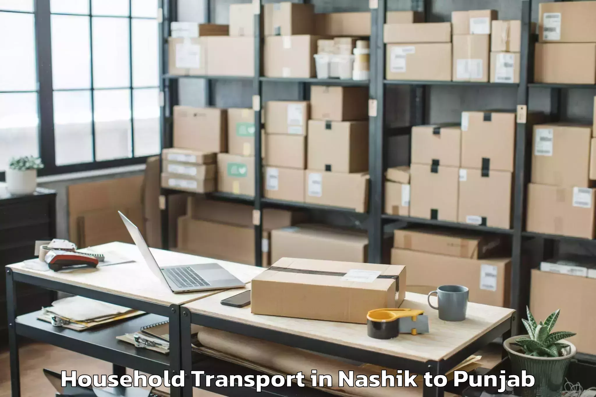 Book Nashik to Amritsar Airport Atq Household Transport Online